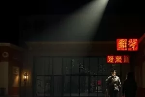 《双城简餐》竖版海报：两份对照摆盘的简餐